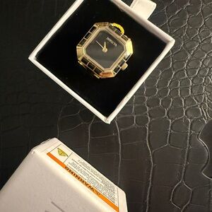 Invicta Gold and Black Square Watch